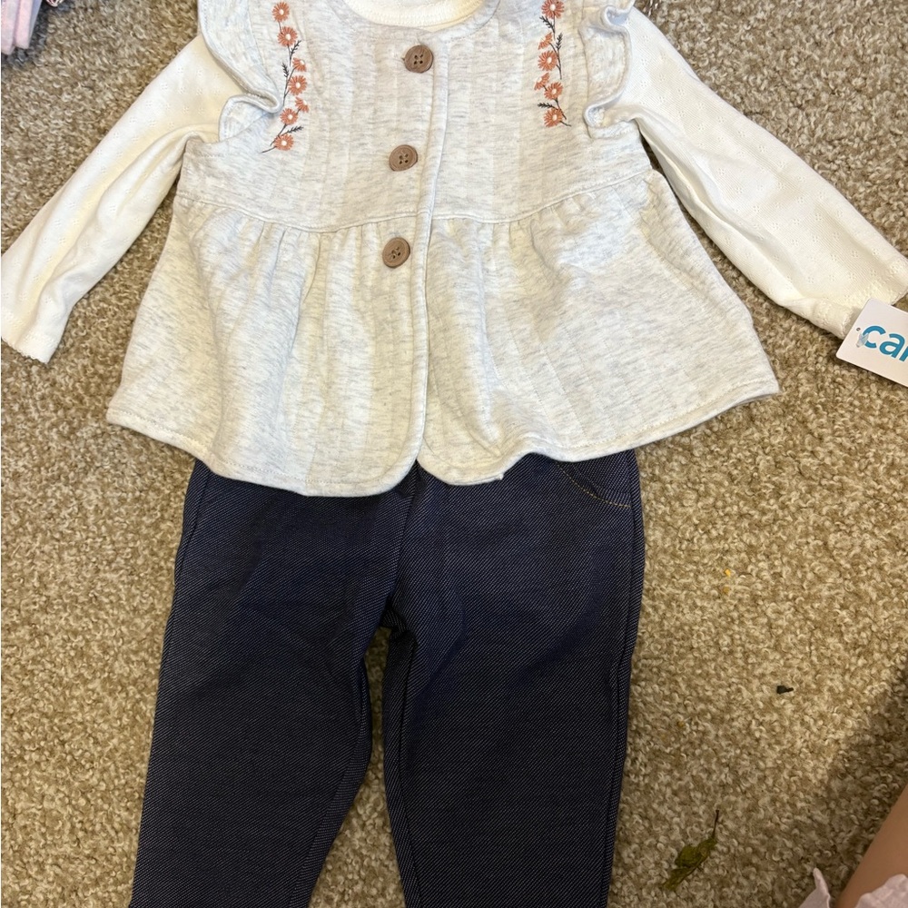 carters baby girl fall outfit